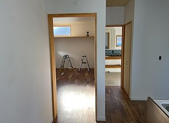 H-邸　進捗内装のイメージ