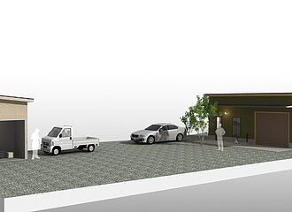 資材置き場確保できました。のイメージ