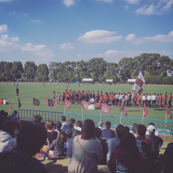 『高校サッカー選手権熊本県大会』準々決勝戦応援